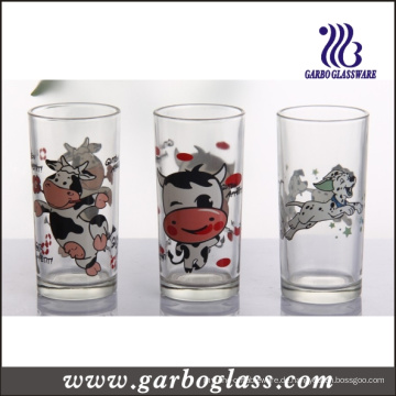 Kundenspezifischer Logo-Druck Hiball Glas-Trommel-Glas-Schale